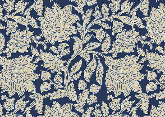 Land & Shore Rowallane (Blackout), Blue - Twist&Fit Roller Blind - Image 6